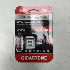 Gigastone 256GB A1 Gaming Plus Micro SD Card - New