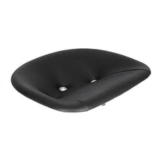 Pan Seat Padded Steel Vinyl Black