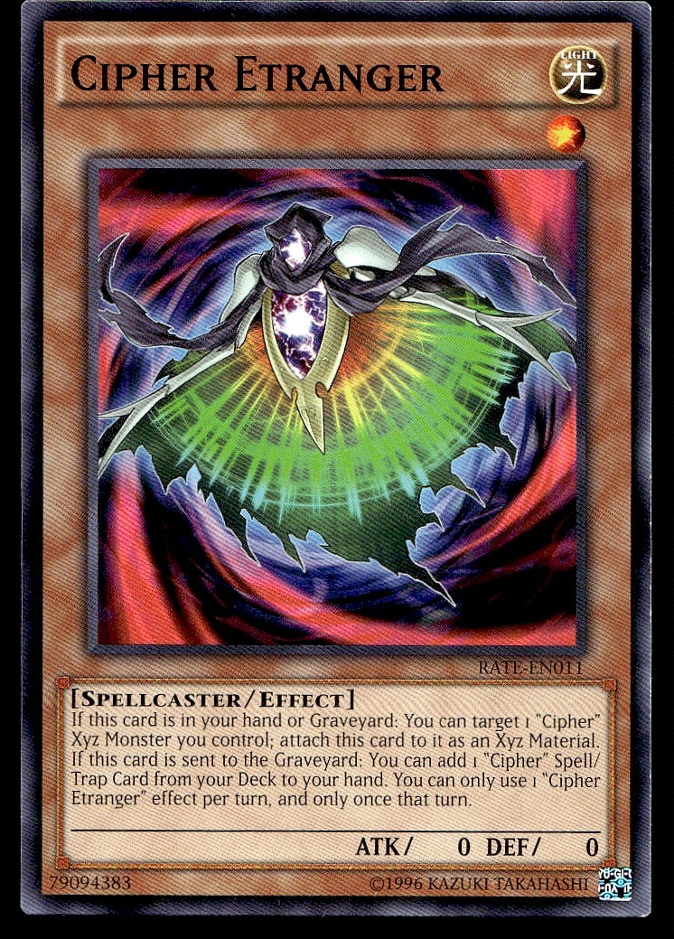 Cipher Etranger Raging Tempest RATE-EN011 MP YuGiOh TCG | Buy 3 Get 5 Free