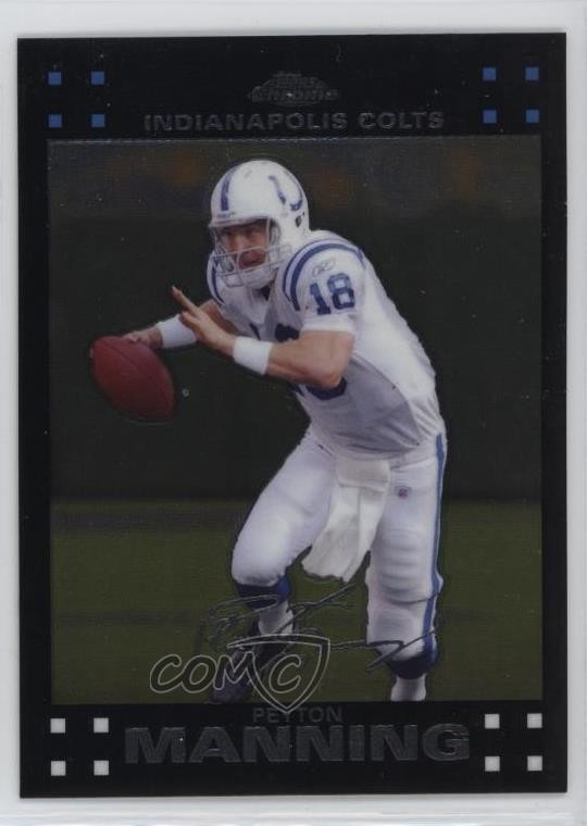 2007 Topps Chrome Peyton Manning #TC5 HOF 10c7