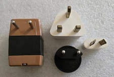 Travel Voltage Transformer 240V 220V to 120V 110V Up to 50 Watts with 3 Free 