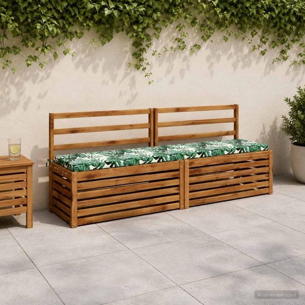 Bankkissen Soest 100 % Polyester Blattmuster 170 X 40 X 5 Cm-image