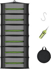 6-Layer Herb Drying Rack with Collapsible Mesh Design 23.62 Inch Hanging Drying