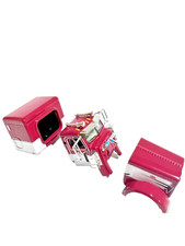 DCP / FIRST GEAR 1/64 SCALE PETERBILT 389 MAROON WHITE CAB, HOOD BUNK PARTS
