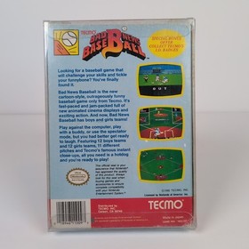 Bad News Baseball (Nintendo NES) Tecmo COMPLETE IN BOX CIB TESTED AUTHENTIC