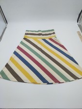 VTG 80s 90s Mossimo Skirt Made In USA Vibrant Classic Retro Colors Womens Sz M