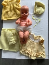Vintage Roddy Baby Doll Hard Plastic/vinyl 1950s Comes With Clothes