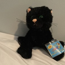 Webkinz Black Cat Plush Stuffed Animal HM135 ...