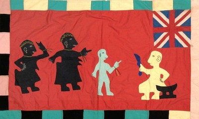 Fante Asafo Flag - Ghana - Rare Traditional Ethnic Art
