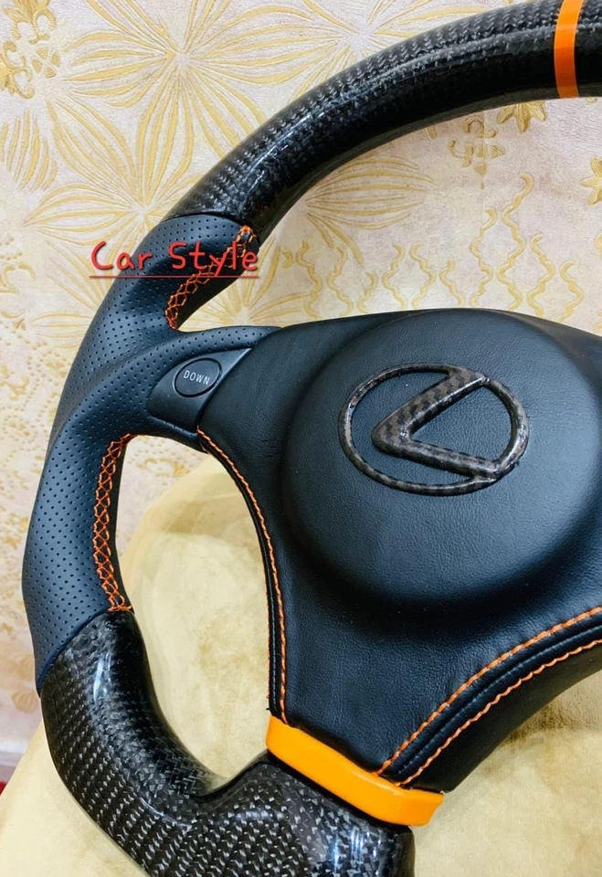 LEXUS VOLANTE DE FIBRA DE CARBONO REAL PARA LEXUS SC300,400 IS300 IS200 '' Foto 2 de 4