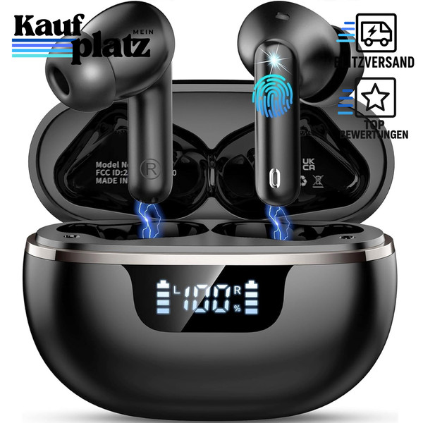 Bluetooth KopfhöRer Kabellos In Ear Mit ENC Noise Cancelling 50 Std Spielzeit-image