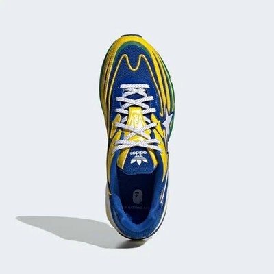 Size 9 - BAPE x adidas Orketro Yellow Blue Green for sale online