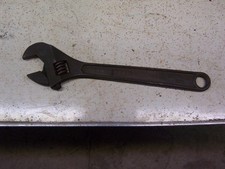 VINTAGE MCKAIG HATCHING 10INCH ADJ. CRESCENT WRENCHBLACK OXIDE/FORGED