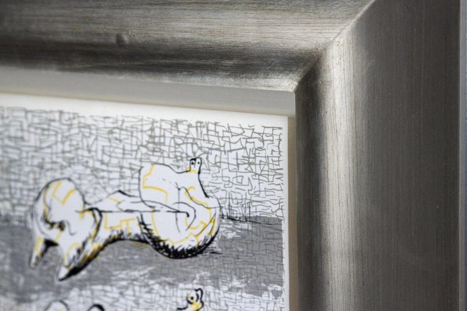 LITOGRAFÍA Original Henry MOORE Edición Limitada. +Catálogo Ref. Marco personalizado c182+ Foto 3 de 4