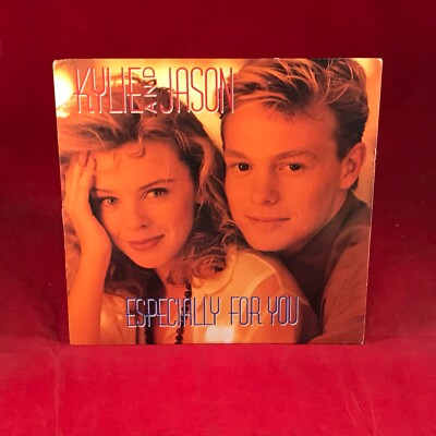 KYLIE MINOGUE & JASON DONOVAN Especially For You 1988 UK PWL 7'' vinyl single 45