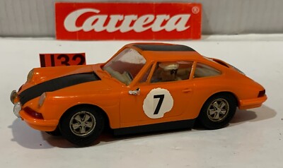 Slot Car Carrera Universal 40421 Porsche 911 Carrera #7 Orange