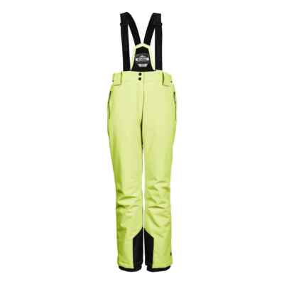 KILLTEC WOMENS SKI SNOW PANTS w DETACHABLE STRAPS WATERPROOF BREATHABLE SIZE 8