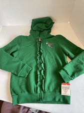 Kids OshKosh Girls Hooded Zip Up Sweatshirt Size 10 Hoodie Jacket OshKosh B gosh