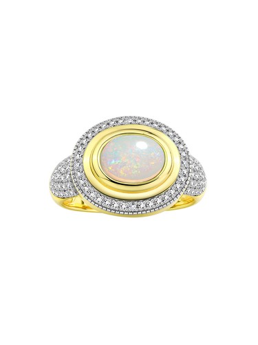 RYLOS Ring: Gemstone & Diamonds, Classic Design, Gold Plated Silver, Sizes 5-10 - Picture 17 of 26