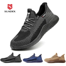 Steel Toe Shoes for Men Women Indestructible Work Safety Sneakers Composite Toe