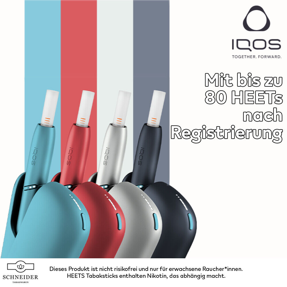 IQOS Originals DUO Starter Set mit bis zu 80 HEETs NUR nach Neuregistrierung