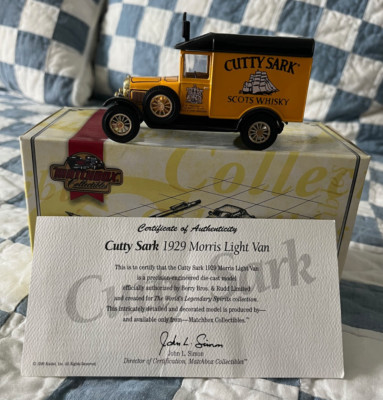 Matchbox Cutty Sark  1929 Morris Light Van Scots Whisky YYM37791 w/COA 1:43