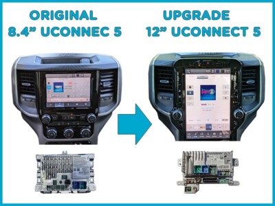 RAM 8.4 UCONNECT 5 NONE NAV RADIO TO 12'' UCONNECT 5 UPGRADE INTEGRATION WIRE KIT