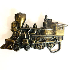 Railroad Train Belt Buckle Transportation