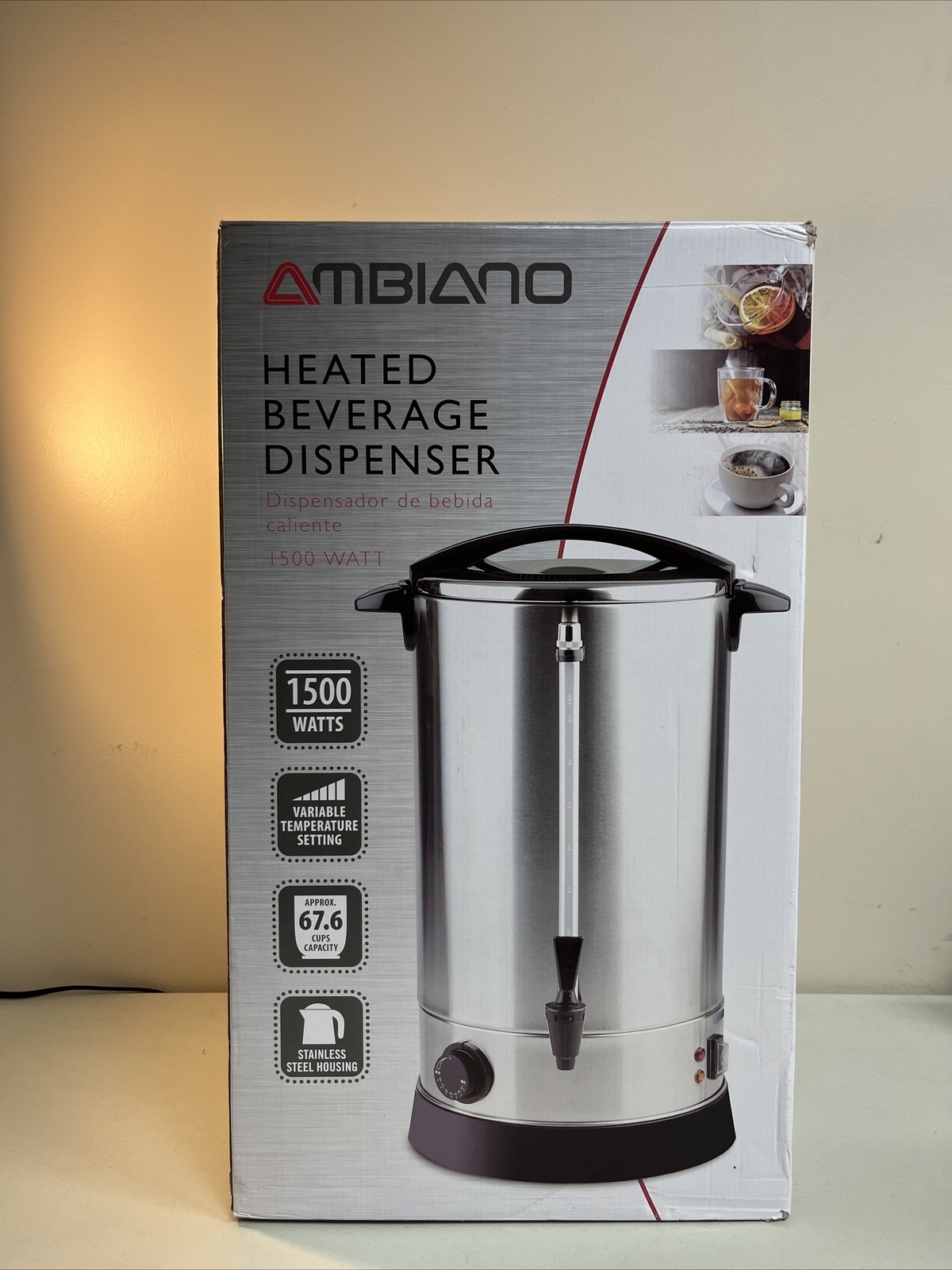 Ambiano Heated Beverage Dispenser Open Box But Brand New eBay