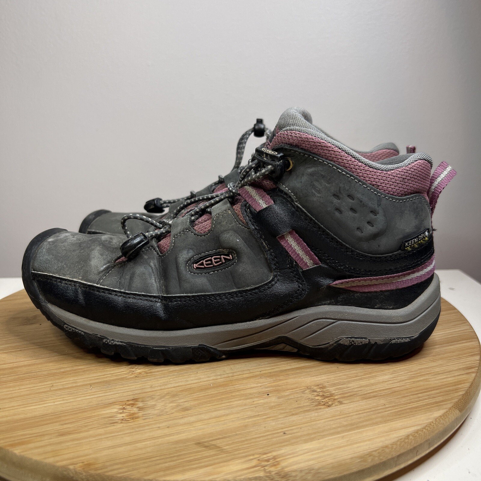 Scarpa da neve KEEN donna taglia 6 5 Targhee Mid impermeabile 1020131 nera escursionismo