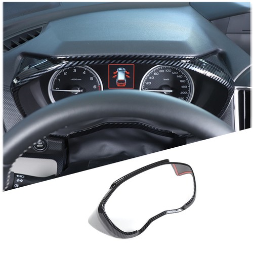 Black Interior Dashboard Frame Garnish Cover Trim For Subaru Forester 2019-2024 - Picture 1 of 19
