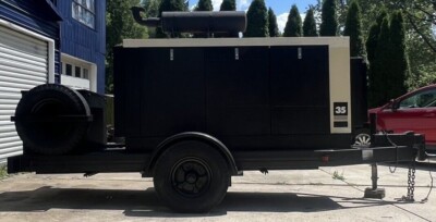 Kohler 35kW - Towable Gas Generator - 44kVA Trailer 1/3Phase - 334Hrs