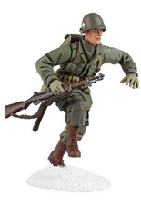 BRITAINS WORLD WAR 2 ALLIES 25045 U.S. 101ST AIRBORNE RUNNING WITH M1 MIB