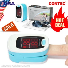 Pulse Oximeter Finger SPO2 Blood Oxygen Saturation Pulse Rate Monitor FDA CMS50M