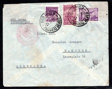 BRAZIL, COVER,  SAO PAULO A ALEMANIA, AEREO, 1933 (NEA223 )