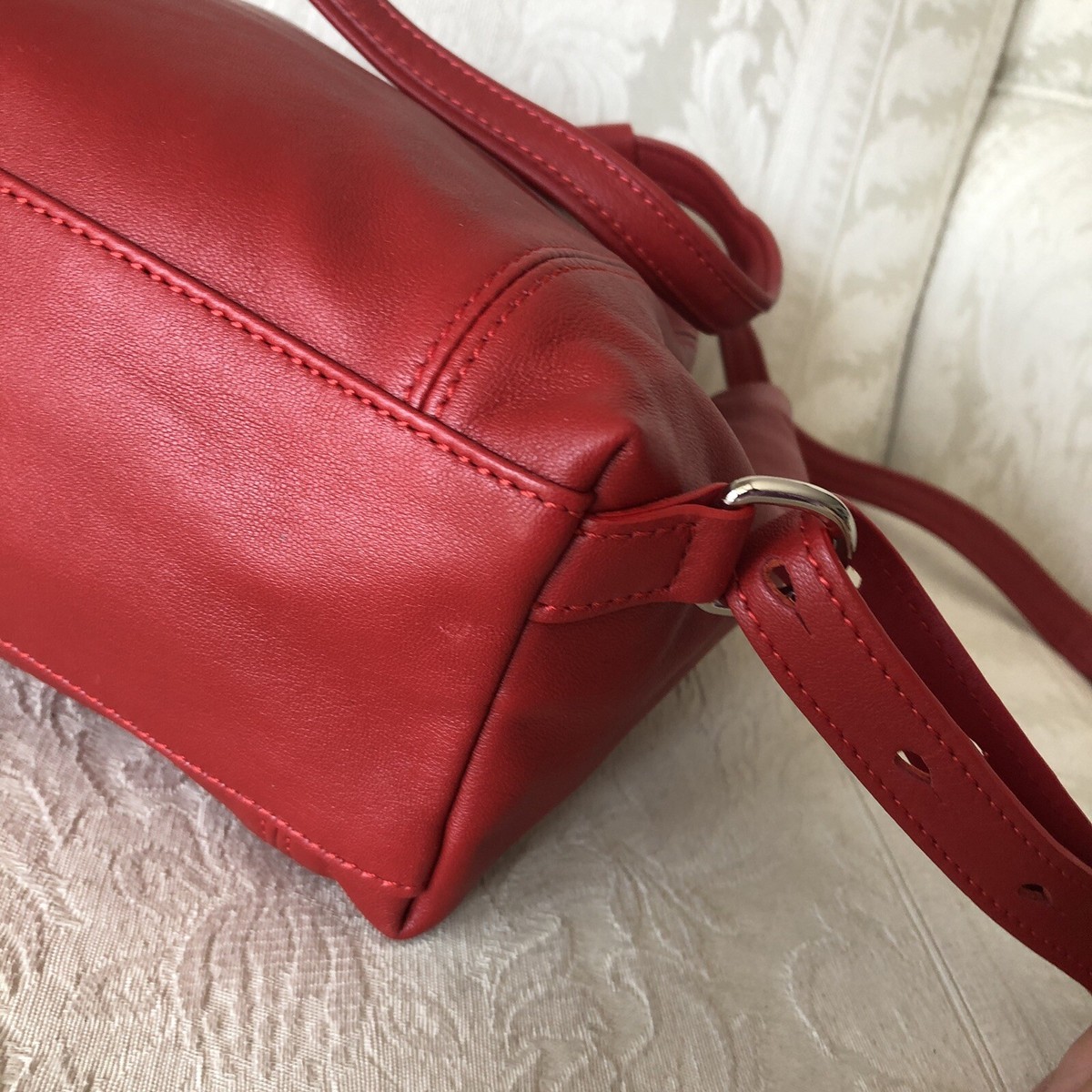❤️cutie❤️ lovely LongChamp Le Pliage Cuir Backpack extra 
