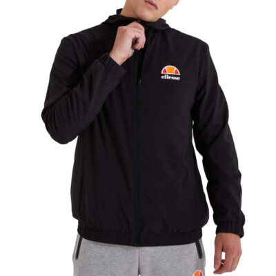 Jacken Herren, Ellesse Sella Track Top, Schwarz