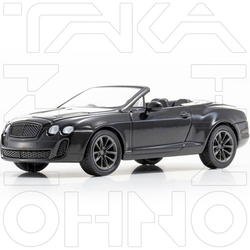 Bentley Continental Supersports Convertible Kyosho Original 1:64 schwarz KS07043A6 - Bild 2 von 7