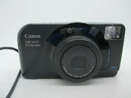 Canon Sure Shot Zoom Max 38-76mm Lens 35MM P&S Film Camera - TESTED WORKING