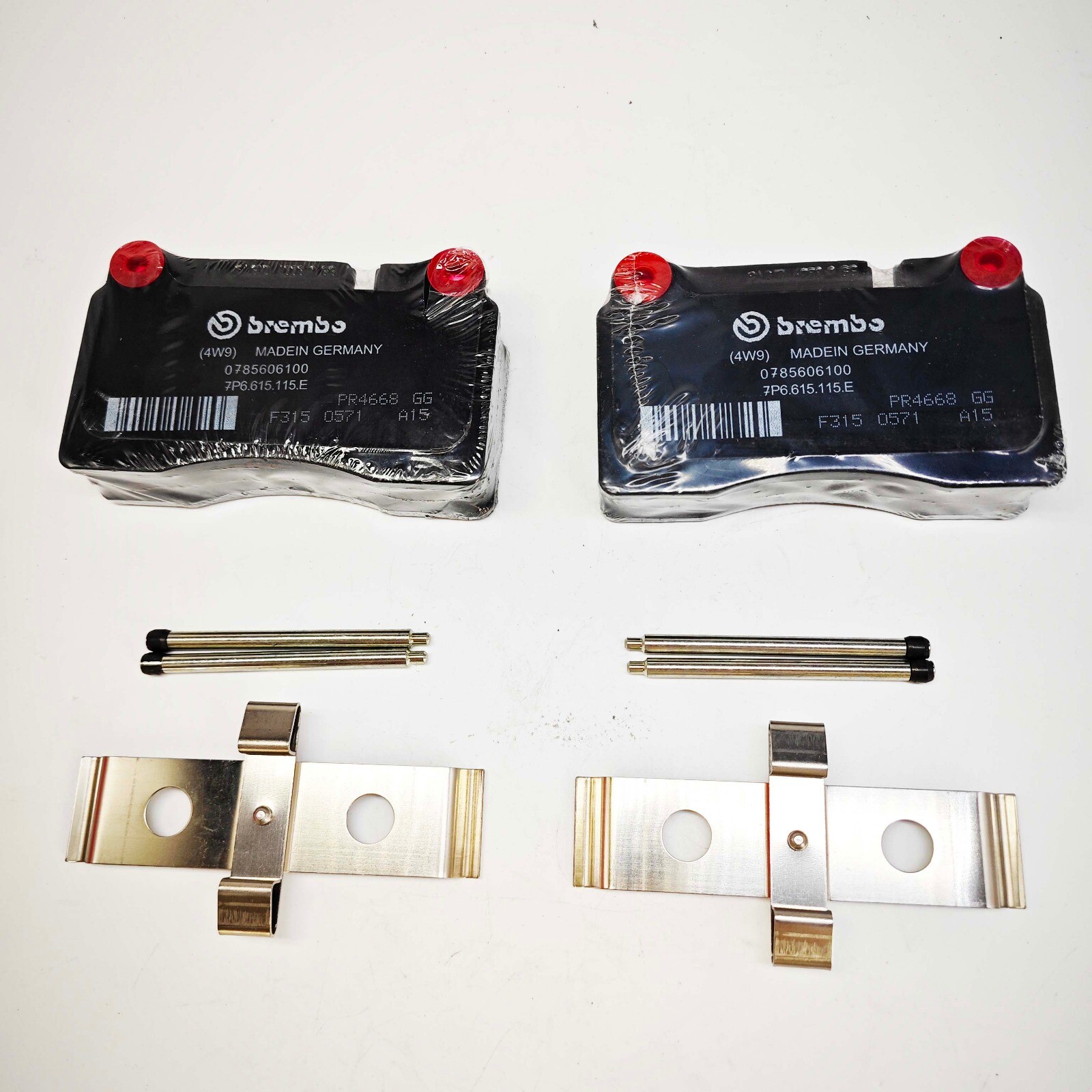 Rear Brake Pad Kit 70002811 With Springs & Sensors For Ferrari California 09-14
