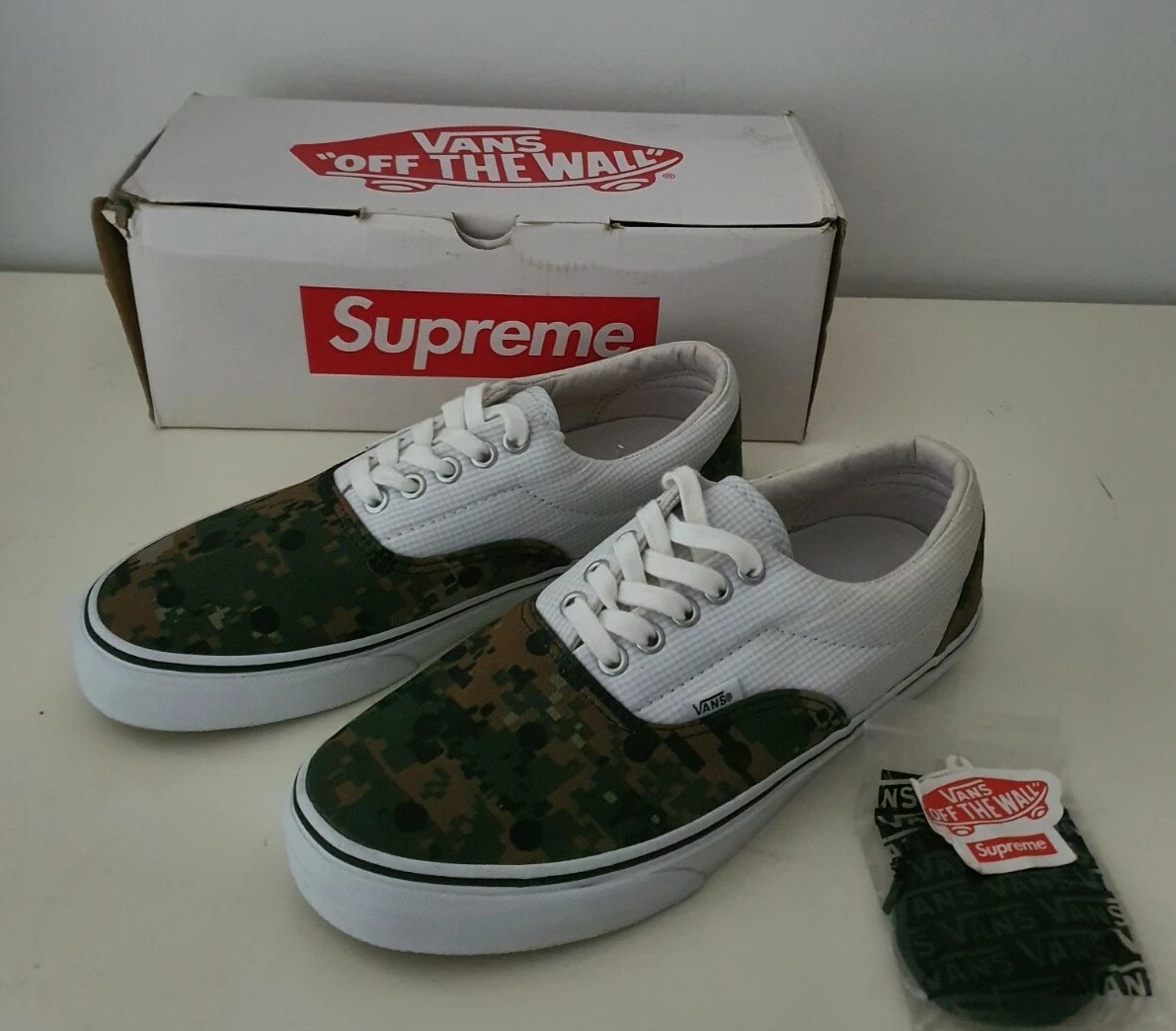 SS13 Supreme x Vans x Comme Des Garcons CDG Era Pro US 8 UK 7 EU 40,5 olive rare
