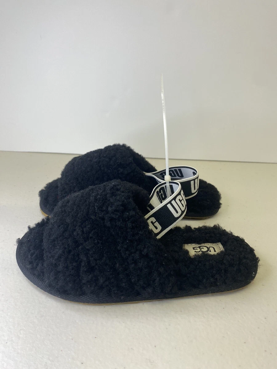 Ugg slippers fuzzy 2025