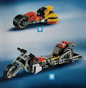 LEGO Creator 8-in-1: 4893 Revvin' Riders Street Bike & Dirt Bike Motorbike Race