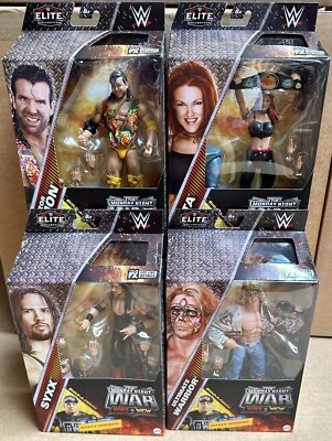 WWE Elite Monday Night Wars Complete Set of 4, (Series 5) w/ Dusty Rhodes BAF