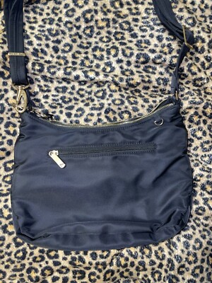 Travelon Anti-Theft Crossbody Bag Purse Locking Zipper, RFID. Anti-slash Strap