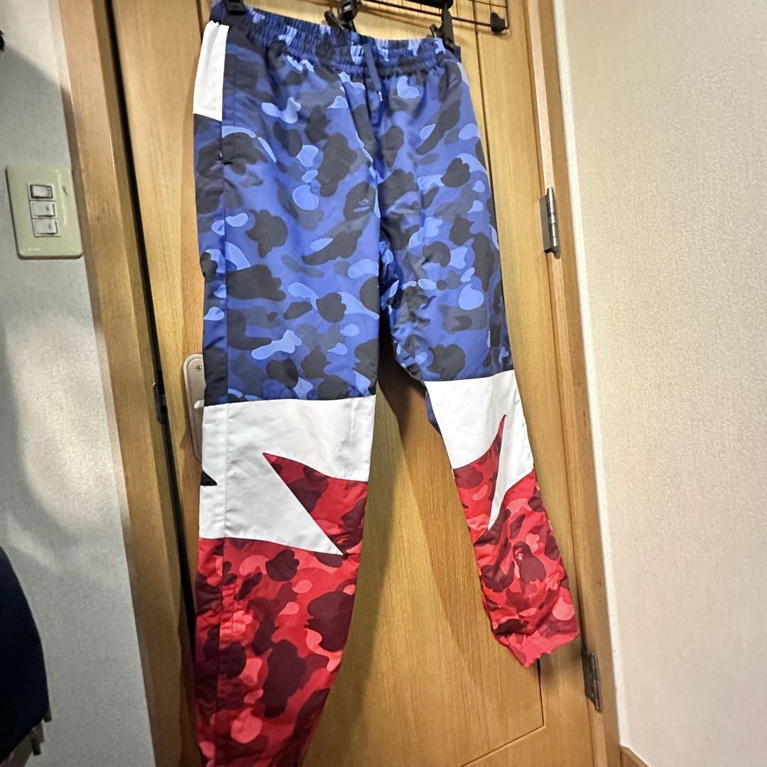 BAPE COLOR CAMO BAPESTA TRACK PANTS | eBay