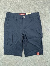 NWT Arizona School Shorts Youth Boys 12 Regular Blue Chino 10" School