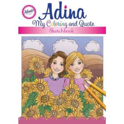 Adina: My Coloring and Quote Sketchbook - softcover- brand new