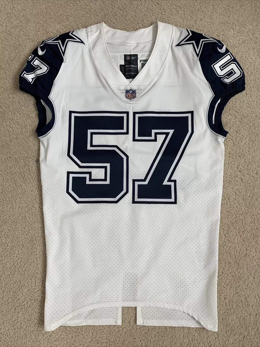 Dallas Cowboys Game Issued Authentic Jersey Color Rush Nike Double Star White