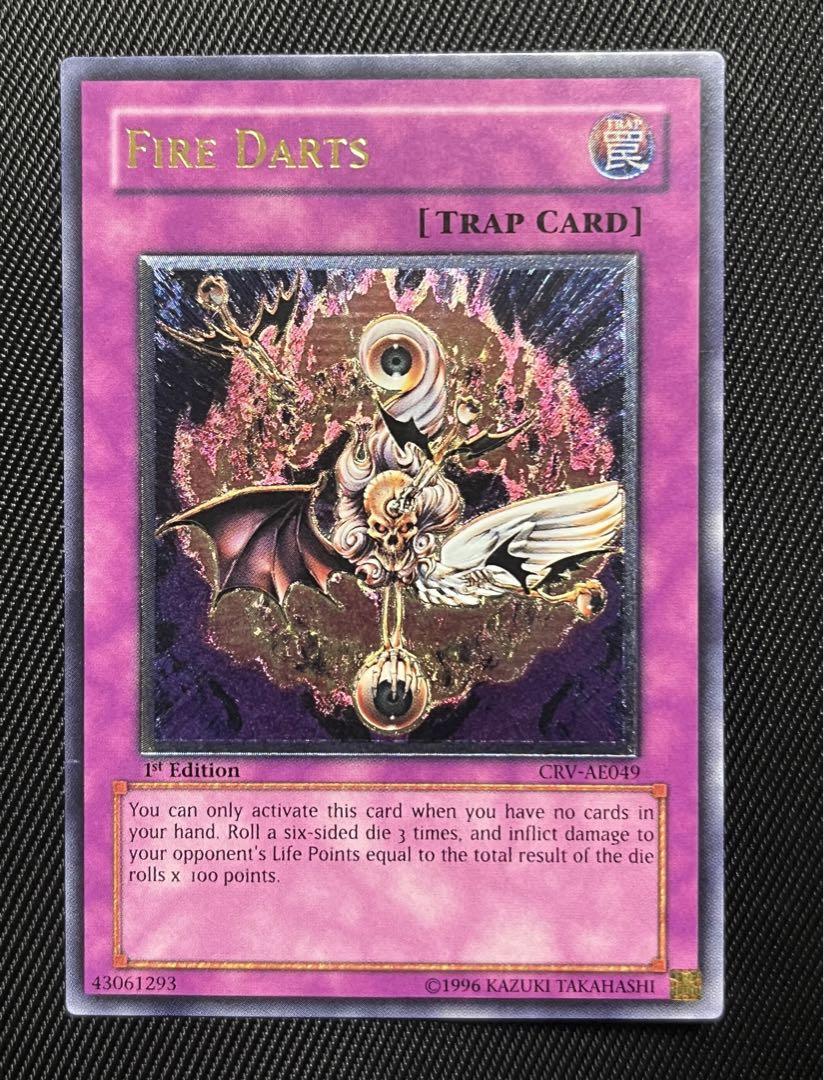 Yu-Gi-Oh Fire Darts CRV-AE049 1st Edition Asian English Yu-Gi-Oh Fire Darts CRV-AE049 1st Edition Asian English